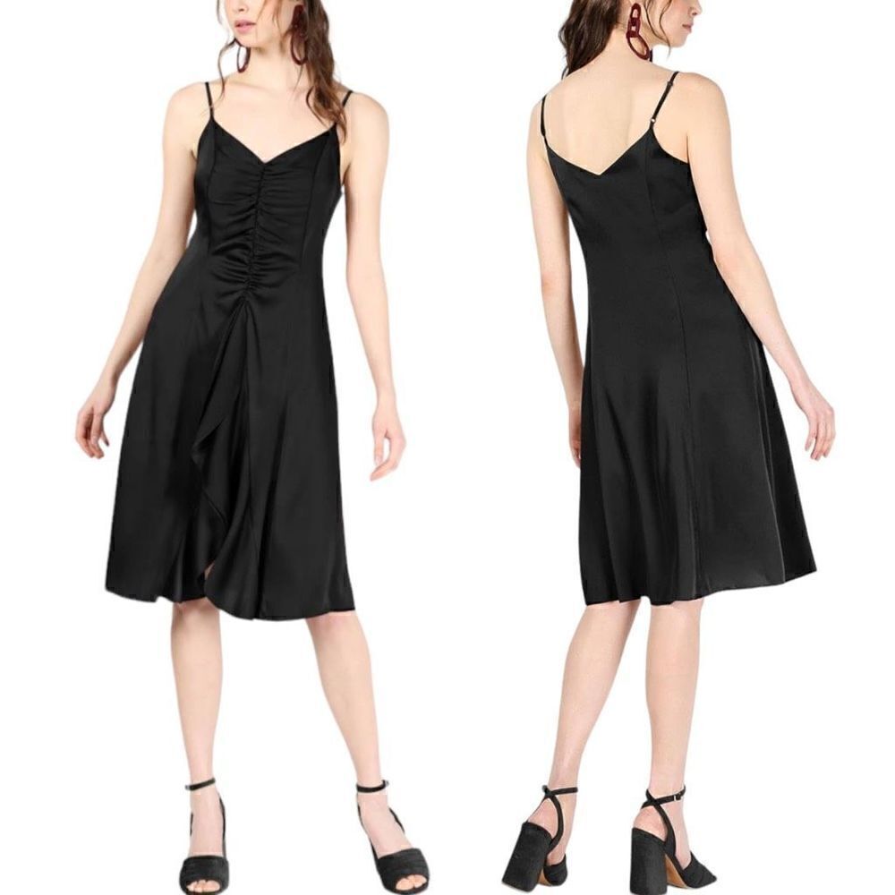 Bar III New with Tag Black Medium Small Dress LBD Little Black Dress Work Date